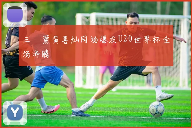 三笘薰黄喜灿同场爆发U20世界杯全场沸腾